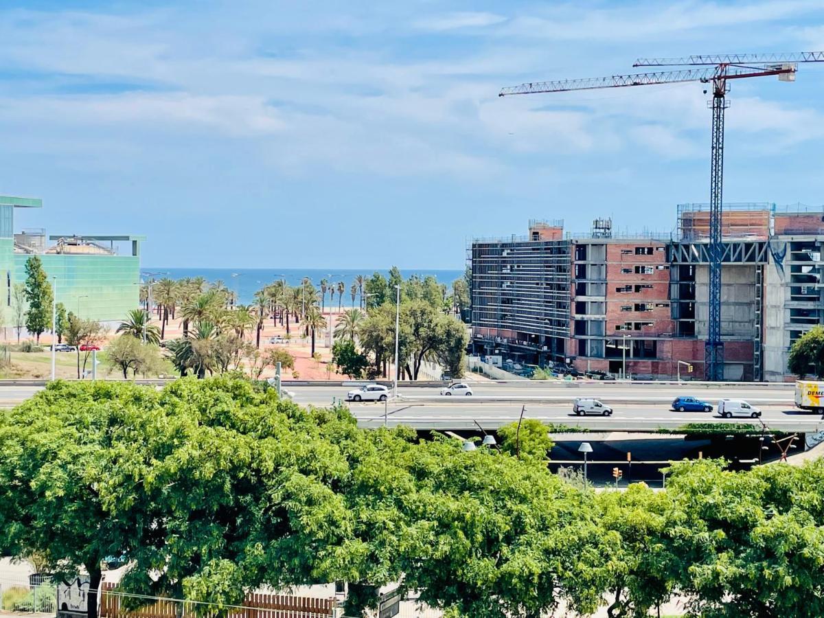 Forum De Barcelona Sea View Apartment With Garage Parking Sant Adria de Besos Bagian luar foto